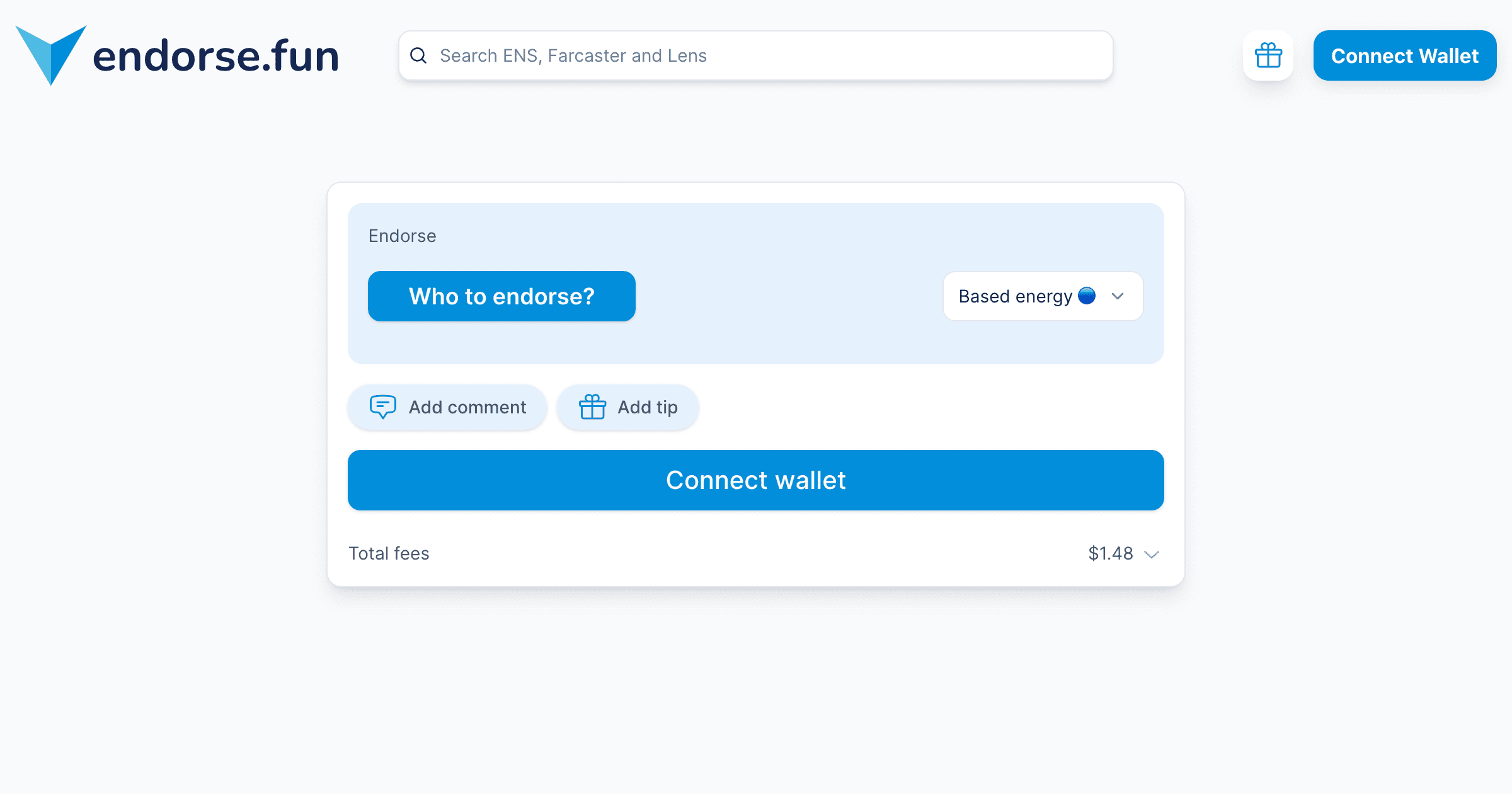 endorse.fun screenshot